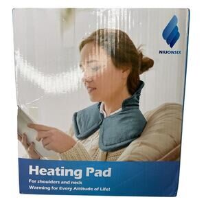 Niuonsix Heating Pad for Neck and Shoulders 2LB Weighted Neck Heating Pad
